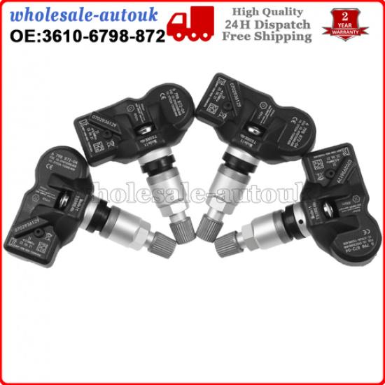 4 шт. Датчик давления в шинах TPMS для BMW F30 328i 335i 640i MINI R57 640i 36106798872