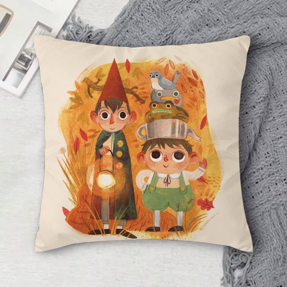 OOver the Garden Wall Doublesided Printed Square Decorative Cushion Cover for Sofa Living Room Home Decor