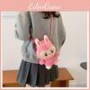 Cartoon Plush Character Shoulder Crossbody Bag For Kids And School Use