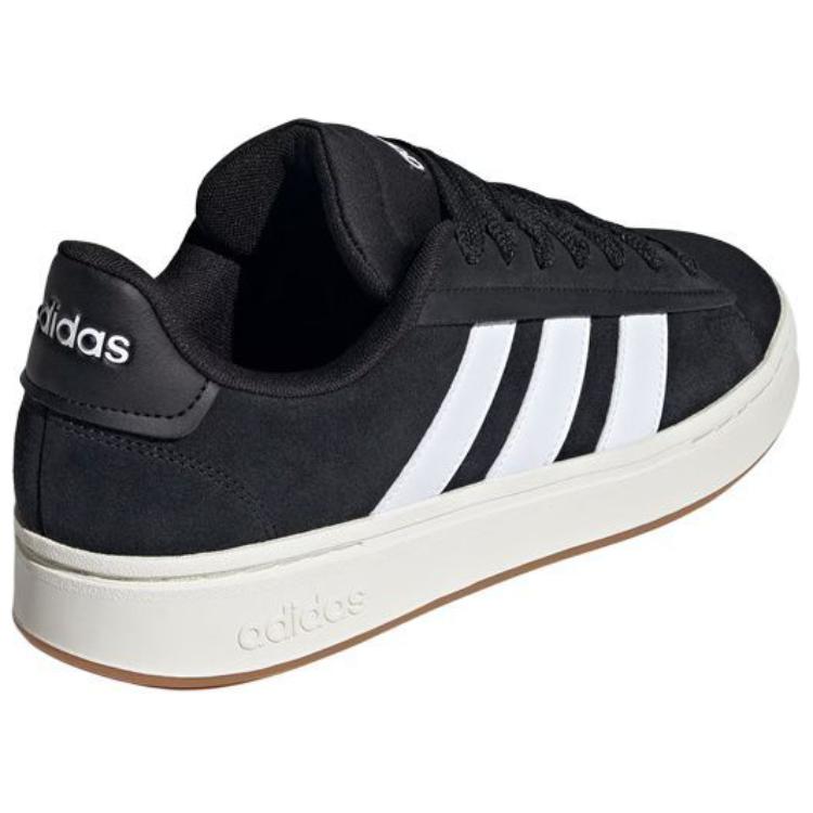 Adidas Кроссовки унисекс Grand Court Alpha Черный Белый Резина Core-Black Cloud-White JR0543