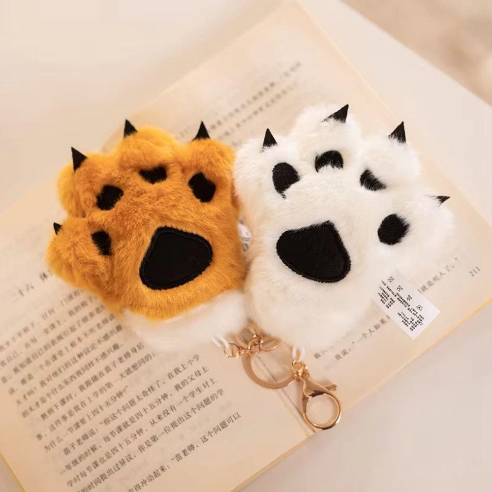 Claw Plush Tiger Claw Plush Pendant Paw Holder Tiger Plush Toy Bag Decoration