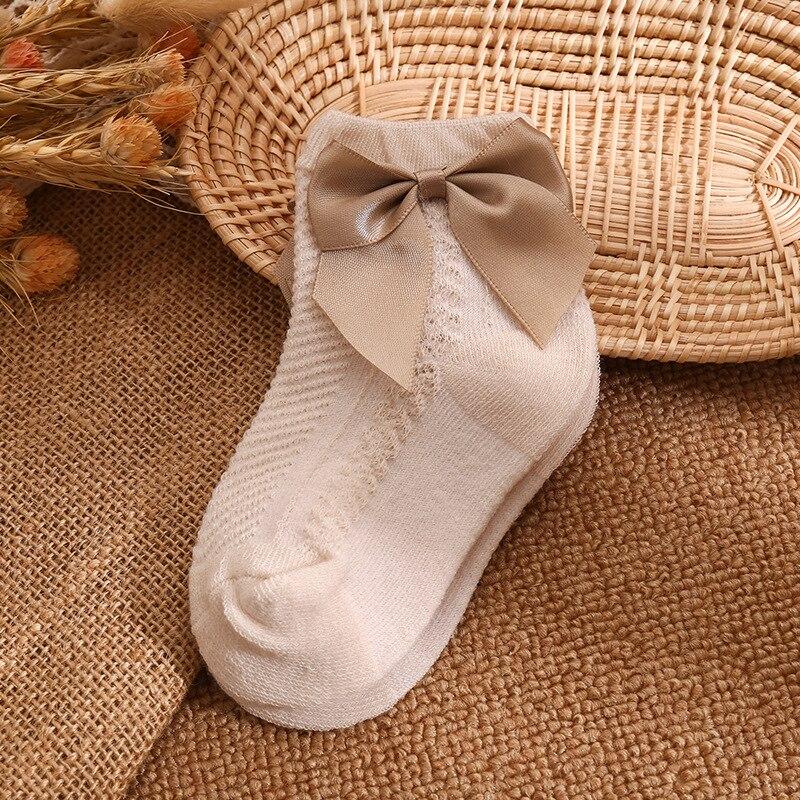 Cute Baby Girl Socks Cotton Breathable Bow Princess Girl Lace Socks Ruffle Socks Kids Socks Girls Little Girl Socks