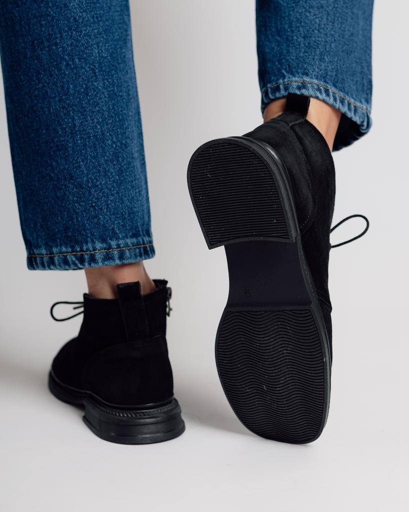 Ботинки осенние Krula 198104 37 черные замша