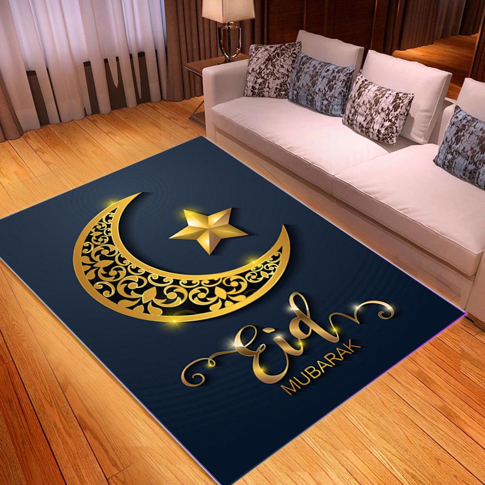 Исламские ковры с религиозными особенностями, 3D-печатный мультфильм, детский напольный коврик, прямоугольный коврик для спальни, коврики для йоги для взрослых, декоративная гостиная
