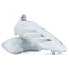 adidas Predator 24 Elite Laceless FG Pearlized Pack Кроссовки унисекс Белый Облако-Белый Серебристый-Металлик IE1806
