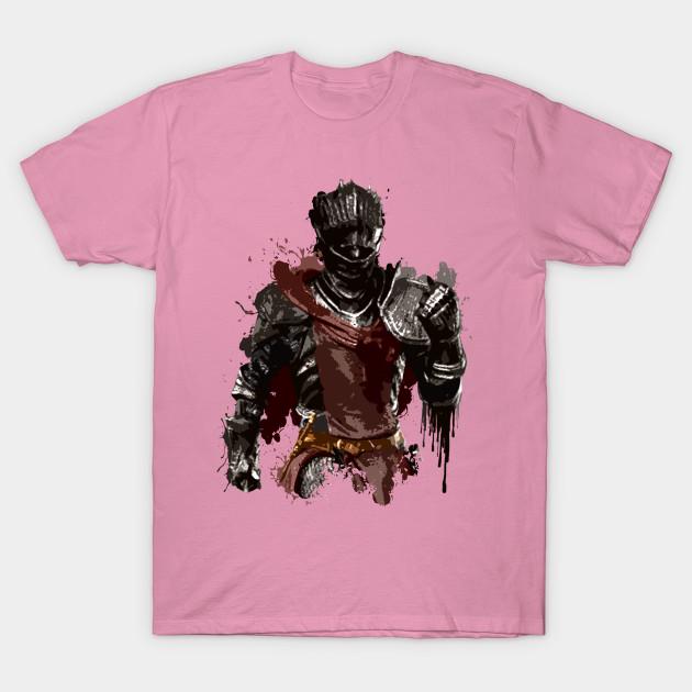 T Shirt Women Red Knight Splatter Harajuku Print Kawaii Tshirt Summer Short Sleeve Female T-Shirt Top Tee