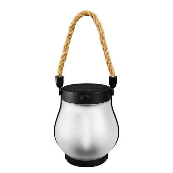 1/2/3Pcs Flickering Flame Solar Lantern Two Lighting Modes Dual Charging Outdoor Waterproof Hanging Lantern LED Solar Lamp