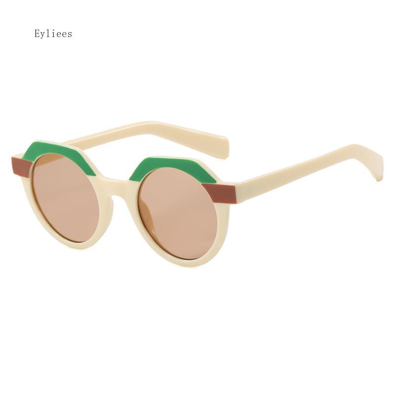 Модные маленькие квадратные солнцезащитные очки неправильной формы Женские Ретро Круглые Прозрачные Океанические Линзы Защита от УФ-излучения UV400 Мужские Панк Солнцезащитные очки с заклепками gafas