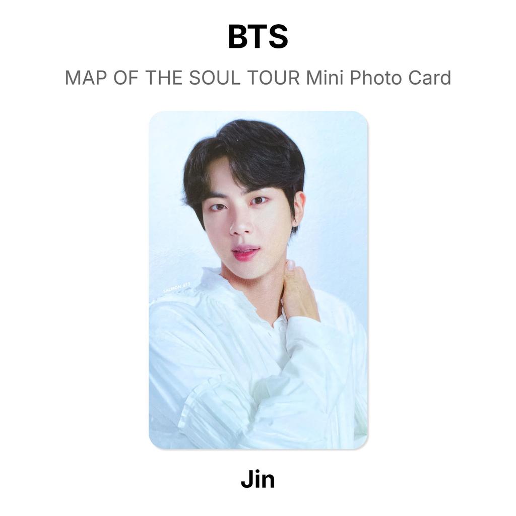BTS MAP OF THE SOUL TOUR Мини-фотокарточка Официальная фотокарточка