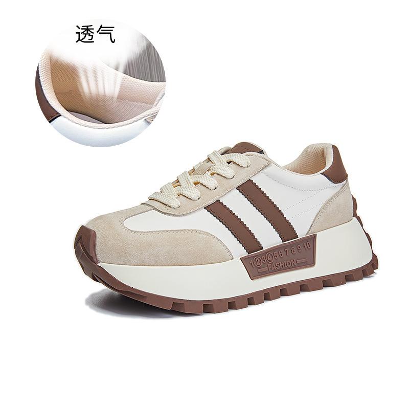 Forrest Gump Shoes Women's 2025 Spring New Platform Sports Shoes Versatile Height-increasing Women's Shoes Casual Trendy Shoes