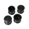 Hilogic Leg Caps, 28mm Round, A-025, Black