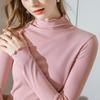 Bottom Shirt Women's Semi-turtleneck New Women's Clothing Age-reducing Autumn and Winter Inner Waist Top