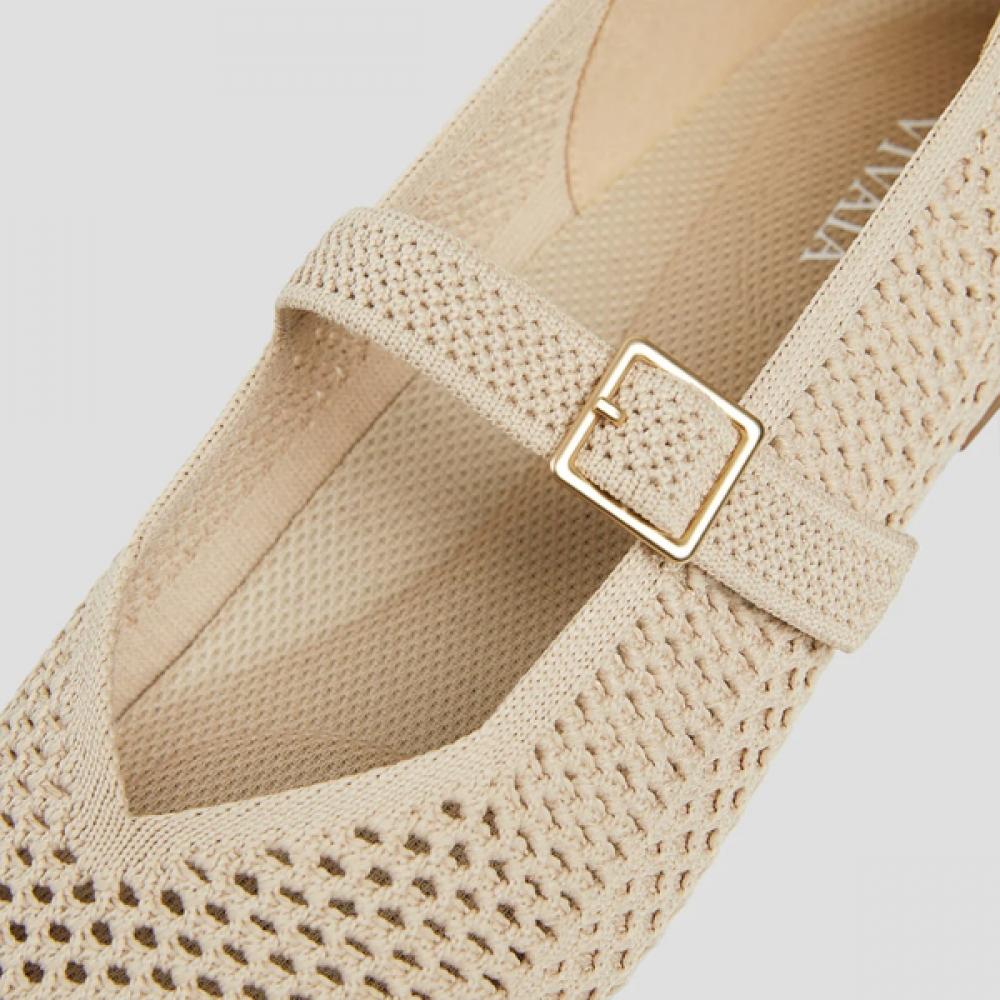 Vivaia Almond Mesh Margot Mary Jane