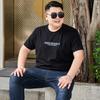 Men's Plus Size Combed Cotton Loose-Fit Short-Sleeve T-Shirt