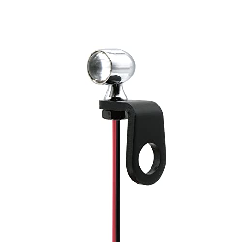 HI-LINE Кронштейн поворотника L-образный 90° Прямой угол M5 M10 Основание кронштейна поворотника Мотоцикл Передний Задний Основание кронштейна поворотника Черный Комплект из 2