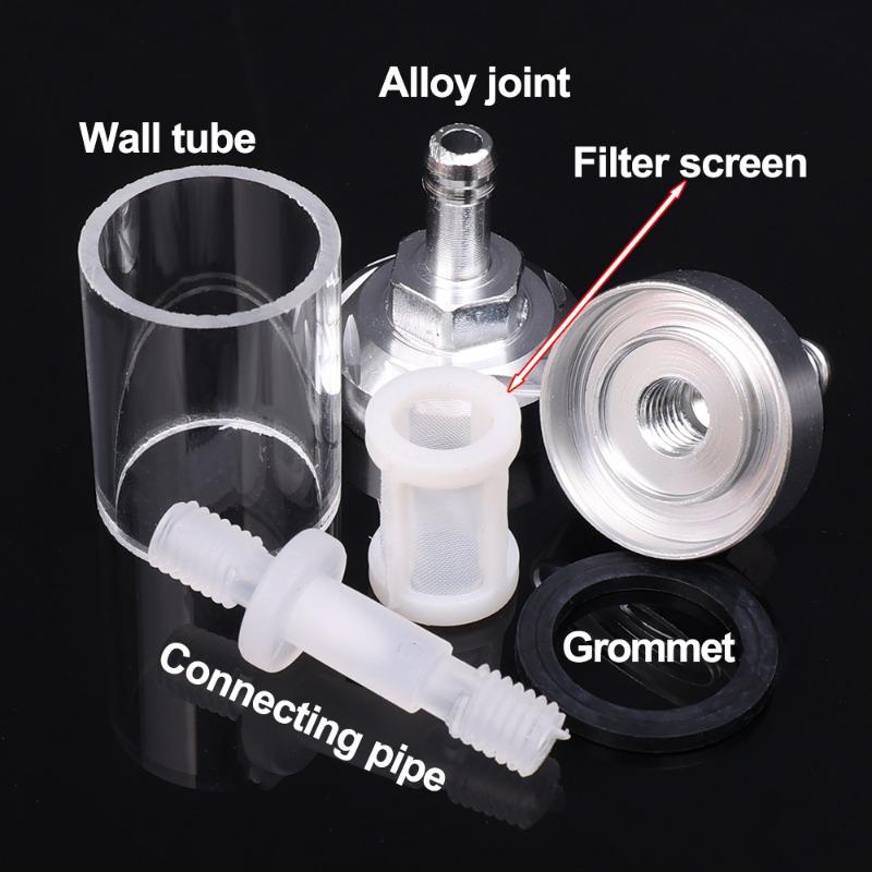 Motorcycle Fuel Filter 8mm Alloy Motorcycle Filter Cartridge Car Scooter Gasoline Filter Cup Motorcycle Modification Accessories