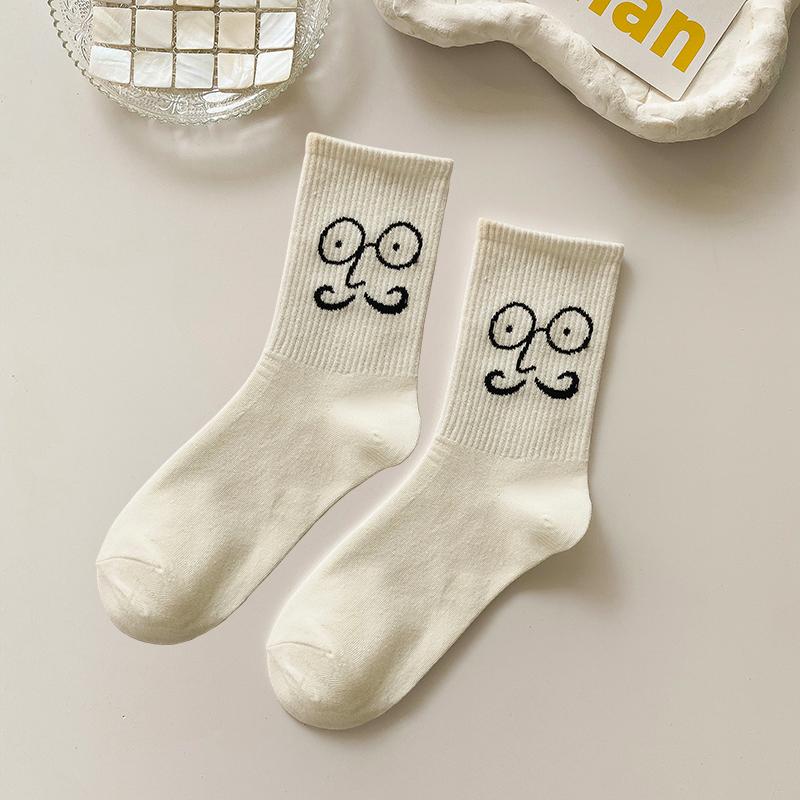 Корейские модные носки в стиле Харадзюку для женщин и мужчин, забавные носки унисекс 16 цветов, гребенной хлопок, уличный стиль, скейтборд, повседневные, парные носки-гольфы