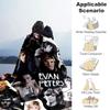 1pc Blanket Evan Peters1 Print Design, Lightweight Blanket for Sofa, Bed- Soft &Warm, Gift for All Seasons like Christmas, Halloween