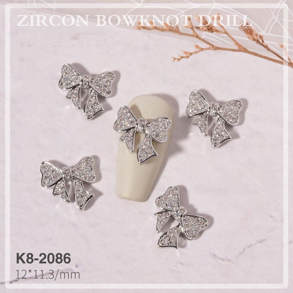 Украшения Роскошные DIY Украшения для нейл-арта Стразы для ногтей Аксессуары для маникюра Бантики Ювелирные изделия