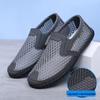 Men's Summer Mesh Breathable Shoes – Non-Slip Soft Sole Casual Sandals for Middle-Aged Dads