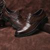 Classic Men's Genuine Leather Shoes Business Fashion Casual Shoes Office Banquet Dress Shoes Men's Outdoor Retro Hiking Shoes