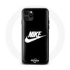 Чехол - Nike - Iphone 11 - Мягкий - Белый - Логотип