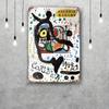Mfoever Tin Sign Miro Art Vintage Tin Sign Home Decor Wall Decor Art Wall Mural Room Decoration Decor Retro Metal Sign Plate Bar Posters
