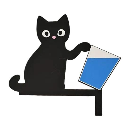 Украшение на дверную коробку для кошки, украшение на деревянную дверную раму, украшение на дверь, угловая табличка на окна дома, настенный декор для любителей кошек, подарок