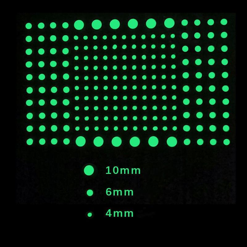 Luminous Dots Wall Stickers Fluorescent Home Children's Room Wall DIY Self-adhesive Decorative Glow In The Dark Stickers