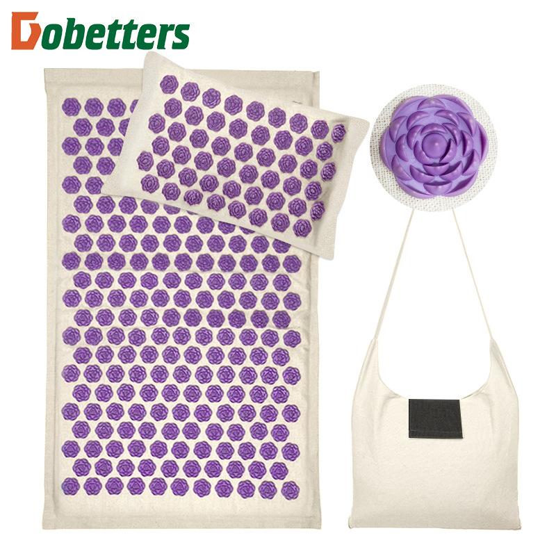 Acupressure Mat for Stress Relief, Portable Pain Relief Pad for Home & Office Use