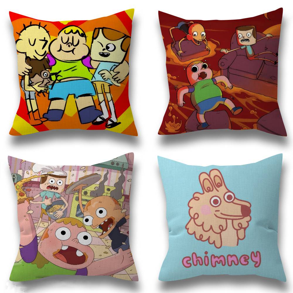 Cartoon CClarence fun pillow cover sofa cushion cover home room decoration children gift