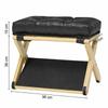 Natural Solid Wood Solid Wood Footrest Smooth Surface Office Foot Stool  Home Office