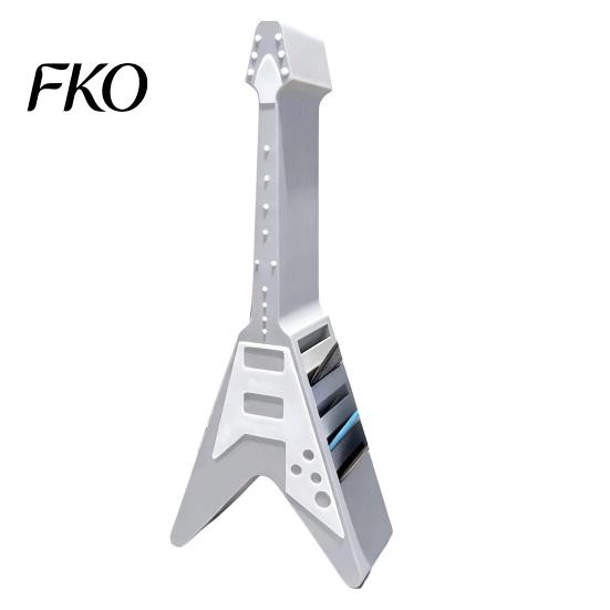 Musical Instrument Decor Guitar Picks Holder, Double Side Shape Display Decorative Table Decoration Theme Pick Storage Rack for Players And