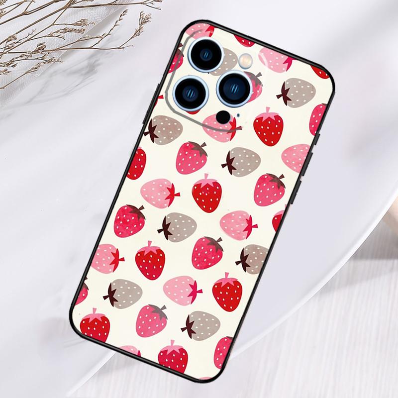 Strawberry Fields Phone Case For iPhone 17 Pro Max 16 15 13 12 11 14 Pro Max Plus 13 12 Mini 16e 17 Air Cover