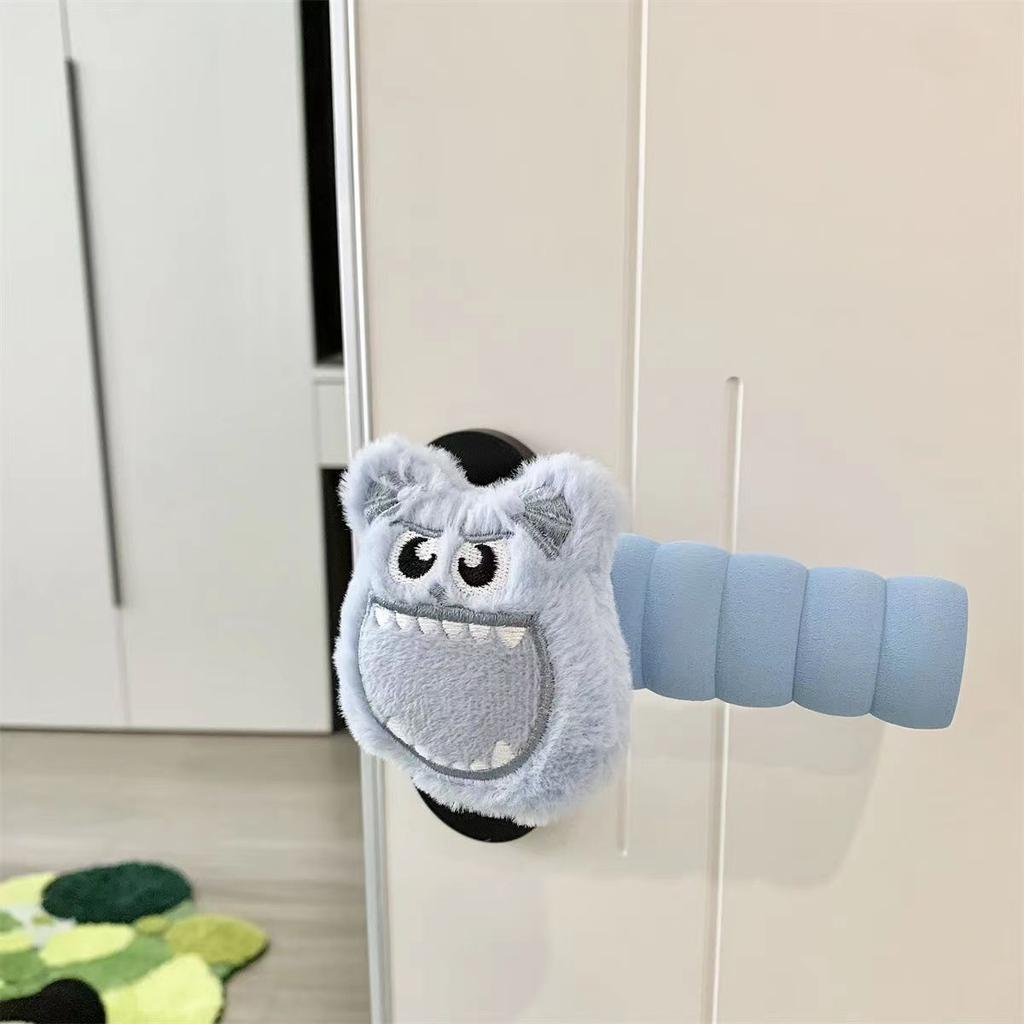 2 шт., антистатические милые мультяшные дверные ручки, перчатки, предотвращающие столкновения и столкновения, украшение для двери спальни, защитная ручка