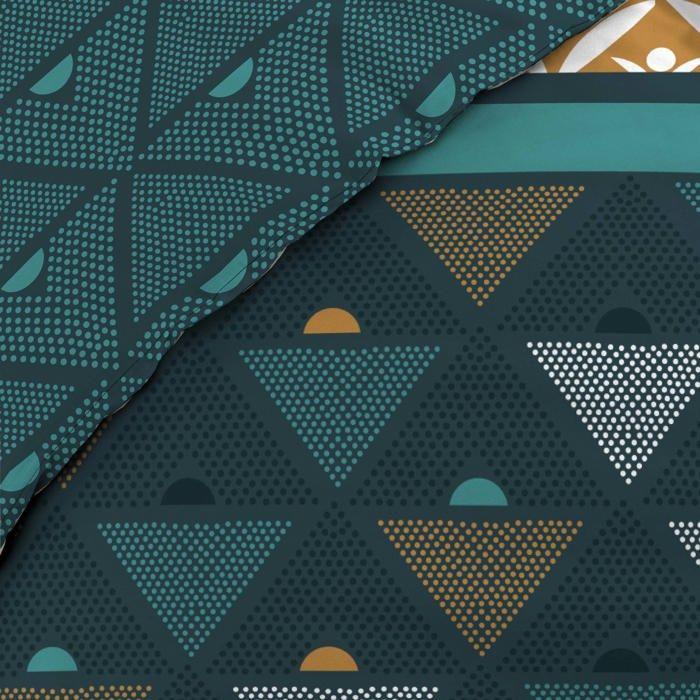 Housse de couette + 2 taies 220 x 240 cm Triades