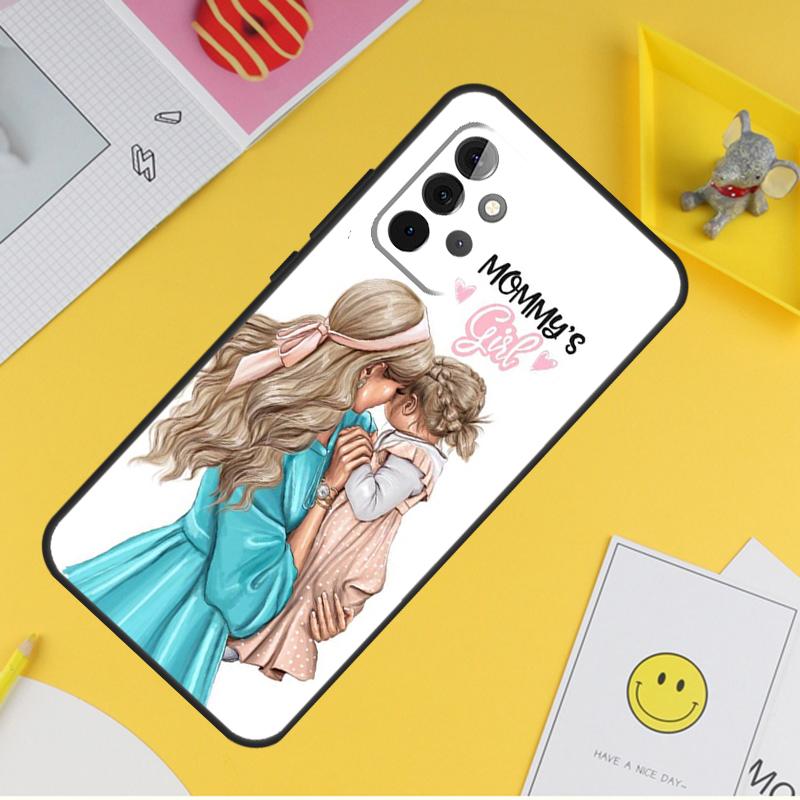 Модный чехол «Супер мама» для Samsung Galaxy A55 A35 A25 A15 A51 A71 A12 A32 A52 A13 A33 A53 A14 A34 A54 Coque