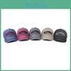Design Vintage Letter Embroidery Neutral Casual Sun Shading Baseball Cap