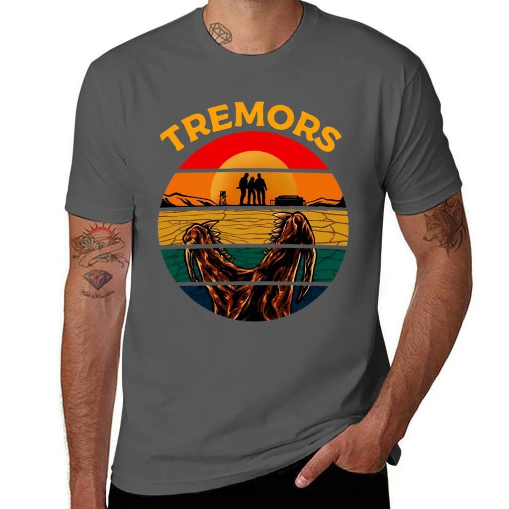Tremors Vintage Tshirt Work Daily Short Sleeve Top Tshirt