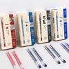 Dong Mi 1011 Large Capacity Needle Tip Signature Pen with Cap - Red, Blue, Black Ink, 0.5mm