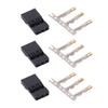 100PCS 11.010 Male JR Plug DIY JR Pin Kit Gold Plating JR Connector for Electronic Equipment