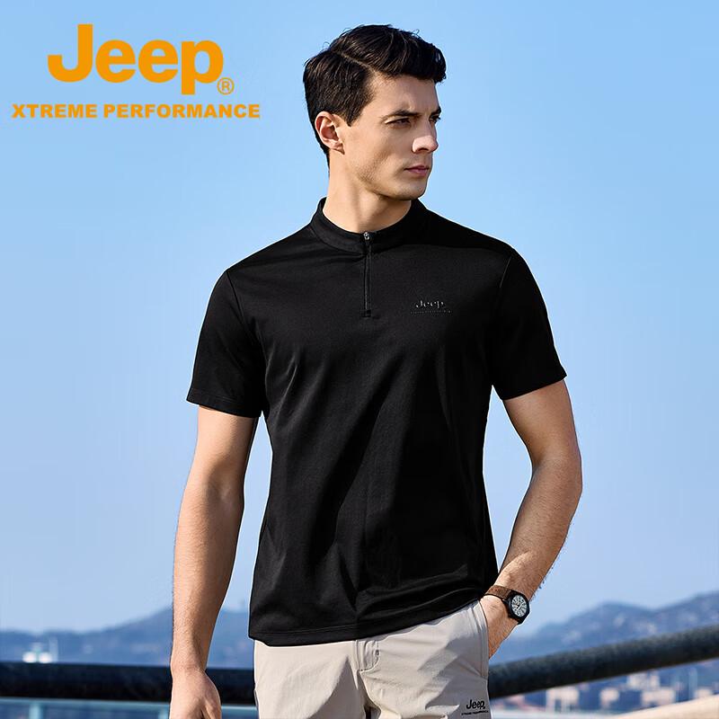 Jeep Мужская футболка с коротким рукавом для охлаждения и комфорта