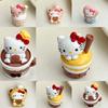 Мультяшные магниты на холодильник Hello Kitty Наклейки Декорации для кухни Милый кот KT Магниты на холодильник Декор Аниме Бытовые принадлежности
