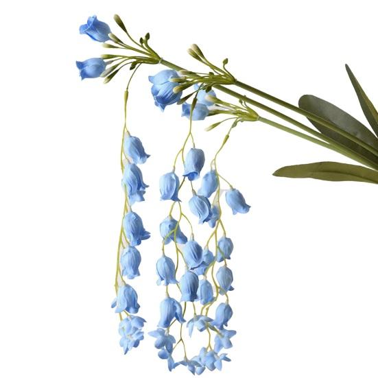 42,5" Длинный Стебель Ландыша Искусственная Подвесная Гирлянда из Цветов Ландыша для Высокой Вазы Свадебное Мероприятие Декор Заднего Плана Патио Садовая Комната