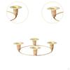 Candle Holder Centerpiece Decoration for 4 Candelabra Pillar Candles Candlestick Tealight Holders