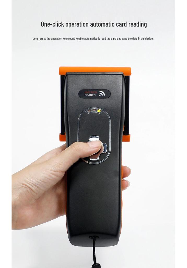 Ультравысокочастотный ручной считыватель/записывающее устройство RFID Bluetooth Терминал с UHF-метками