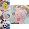 Adorable Plush Animal Keychain Cute Cartoon Plush Doll Keyring Perfect For Gifts