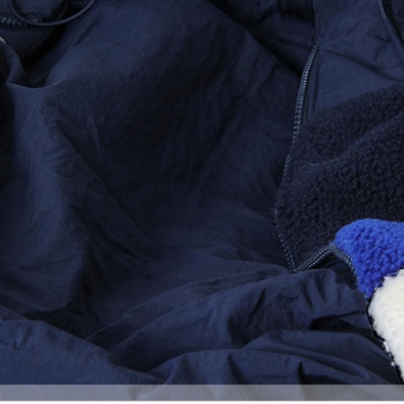 New Balance Двусторонняя куртка-пуховик из флиса Uni Nbmda48013 50 Синий