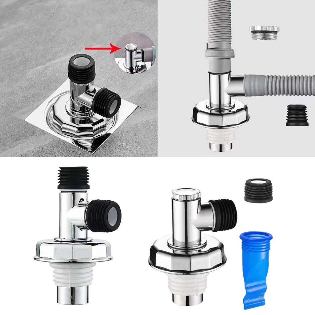 Washing Machine Floor Drain Connector Anti-overflow Laundry Machine Floor Drain Adapter Bathroom Pipe Sewer Connector