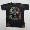 Футболка Guns N Roses Мужская Размер Medium Черная Логотип Appetite For Destruction Выцветание